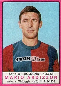 Cromo Mario Ardizzon - Calciatori 1967-1968 - Panini