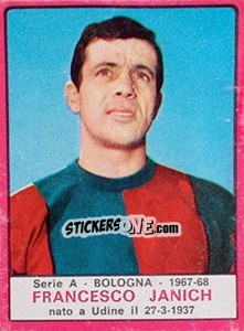 Figurina Francesco Janich - Calciatori 1967-1968 - Panini
