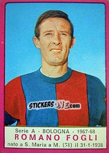 Sticker Romano Fogli - Calciatori 1967-1968 - Panini