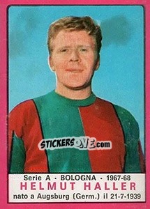 Sticker Helmut Haller - Calciatori 1967-1968 n. 26 - Panini
