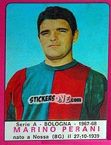 Sticker Marino Perani - Calciatori 1967-1968 n. 31 - Panini
