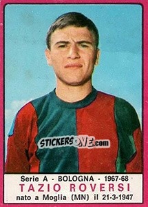 Sticker Tazio Roversi - Calciatori 1967-1968 - Panini