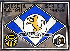 Sticker Scudetto - Calciatori 1967-1968 n. 34 - Panini