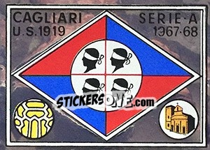 Sticker Scudetto - Calciatori 1967-1968 n. 50 - Panini