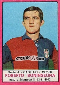 Sticker Roberto Boninsegna - Calciatori 1967-1968 n. 60 - Panini