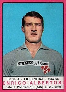 Sticker Enrico Albertosi - Calciatori 1967-1968 - Panini