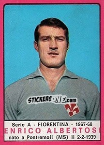 Sticker Enrico Albertosi - Calciatori 1967-1968 n. 65 - Panini