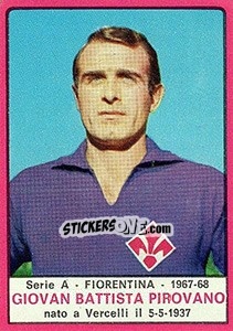 Sticker Giovan Battista Pirovano - Calciatori 1967-1968 n. 68 - Panini