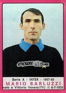 Sticker Mario Barluzzi - Calciatori 1967-1968 n. 83 - Panini