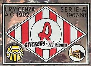Sticker Scudetto - Calciatori 1967-1968 n. 114 - Panini
