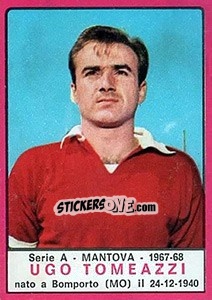 Sticker Ugo Tomeazzi - Calciatori 1967-1968 n. 142 - Panini