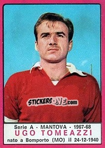 Sticker Ugo Tomeazzi - Calciatori 1967-1968 - Panini