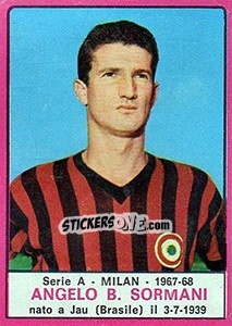 Cromo Angelo B. Sormani - Calciatori 1967-1968 - Panini