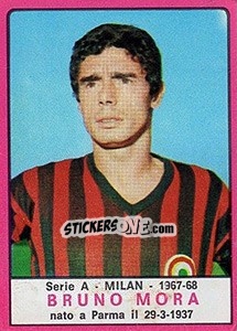 Cromo Bruno Mora - Calciatori 1967-1968 n. 157 - Panini
