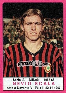 Cromo Nevio Scala - Calciatori 1967-1968 - Panini