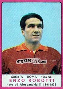 Sticker Enzo Robotti - Calciatori 1967-1968 n. 181 - Panini