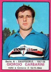 Figurina Giorgio Garbarini - Calciatori 1967-1968 - Panini