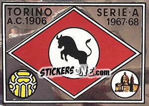 Sticker Scudetto - Calciatori 1967-1968 - Panini