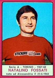 Sticker Natalino Fossati - Calciatori 1967-1968 n. 229 - Panini