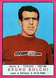 Sticker Bruno Bolchi - Calciatori 1967-1968 n. 232 - Panini