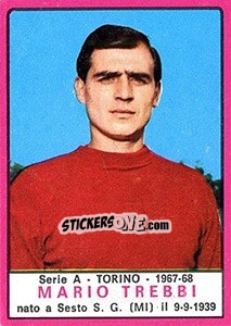 Sticker Mario Trebbi - Calciatori 1967-1968 n. 239 - Panini