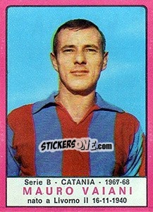 Sticker Mauro Vaiani - Calciatori 1967-1968 n. 286 - Panini