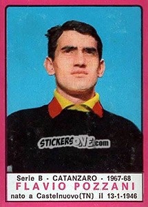 Figurina Flavio Pozzani - Calciatori 1967-1968 - Panini