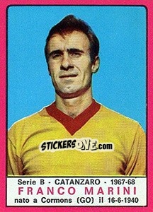 Cromo Franco Marini - Calciatori 1967-1968 - Panini