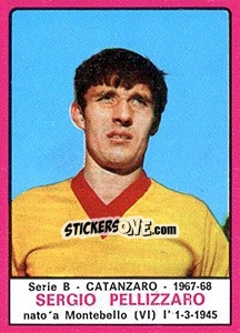 Sticker Sergio Pellizzaro - Calciatori 1967-1968 - Panini