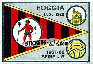 Sticker Scudetto - Calciatori 1967-1968 n. 306 - Panini