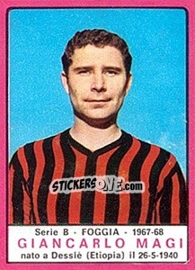 Figurina Giancarlo Magi - Calciatori 1967-1968 - Panini