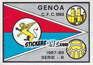Sticker Scudetto - Calciatori 1967-1968 n. 319 - Panini