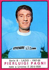 Figurina Pierluigi Pagni - Calciatori 1967-1968 n. 336 - Panini