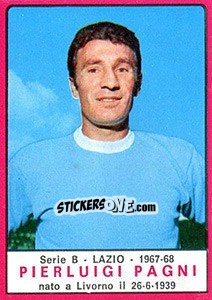 Figurina Pierluigi Pagni - Calciatori 1967-1968 - Panini