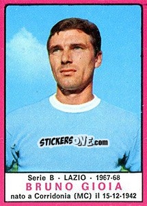 Sticker Bruno Gioia - Calciatori 1967-1968 - Panini