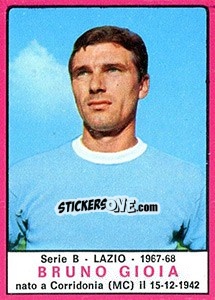 Cromo Bruno Gioia - Calciatori 1967-1968 - Panini