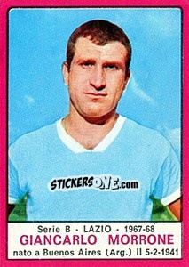 Figurina Giancarlo Morrone - Calciatori 1967-1968 n. 343 - Panini