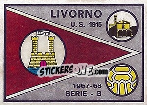Sticker Scudetto - Calciatori 1967-1968 n. 358 - Panini