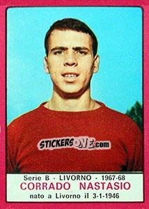 Sticker Corrado Nastasio - Calciatori 1967-1968 n. 369 - Panini