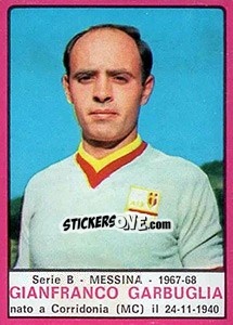 Cromo Gianfranco Garbuglia - Calciatori 1967-1968 - Panini