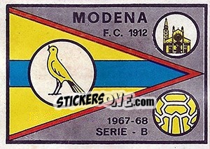 Sticker Scudetto - Calciatori 1967-1968 n. 384 - Panini