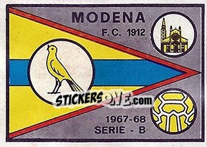 Figurina Scudetto - Calciatori 1967-1968 - Panini