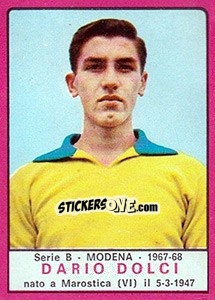 Sticker Dario Dolci - Calciatori 1967-1968 n. 389 - Panini
