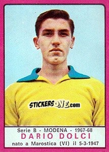 Sticker Dario Dolci - Calciatori 1967-1968 - Panini