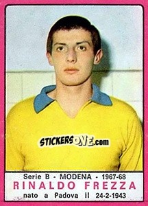 Figurina Rinaldo Frezza - Calciatori 1967-1968 - Panini