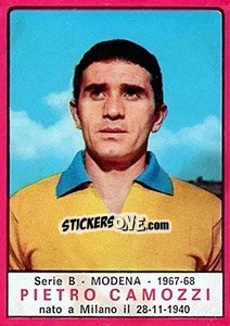 Sticker Pietro Camozzi - Calciatori 1967-1968 n. 393 - Panini