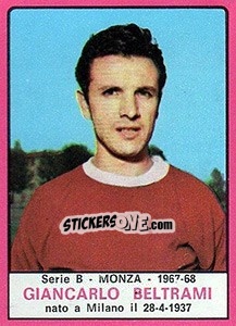 Sticker Giancarlo Beltrami - Calciatori 1967-1968 n. 400 - Panini