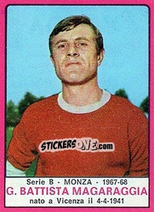 Cromo G. Batista Magaraggia - Calciatori 1967-1968 - Panini