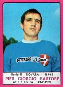 Figurina Pier Giorgio Sartore - Calciatori 1967-1968 - Panini