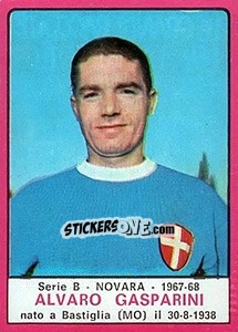 Sticker Alvaro Gasparini - Calciatori 1967-1968 n. 419 - Panini